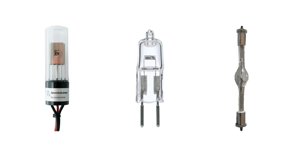 Comparison between Deuterium Lamp, Tungsten Lamp and Xenon Lamp