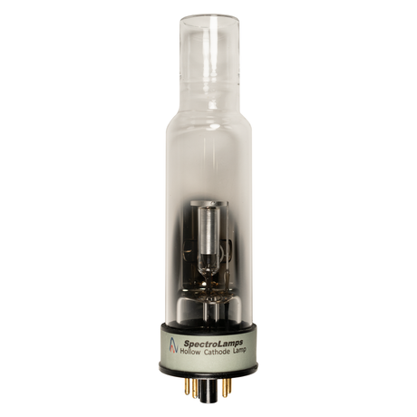 SpectroLamps hollow cathode lamp on a white background