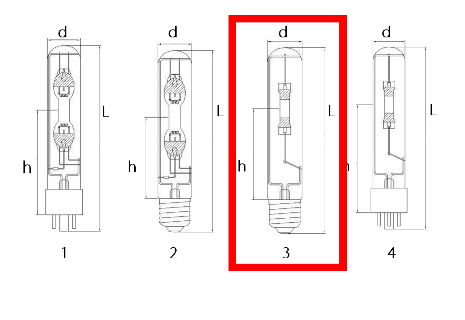 Spectral Diagram 3 screw base E27