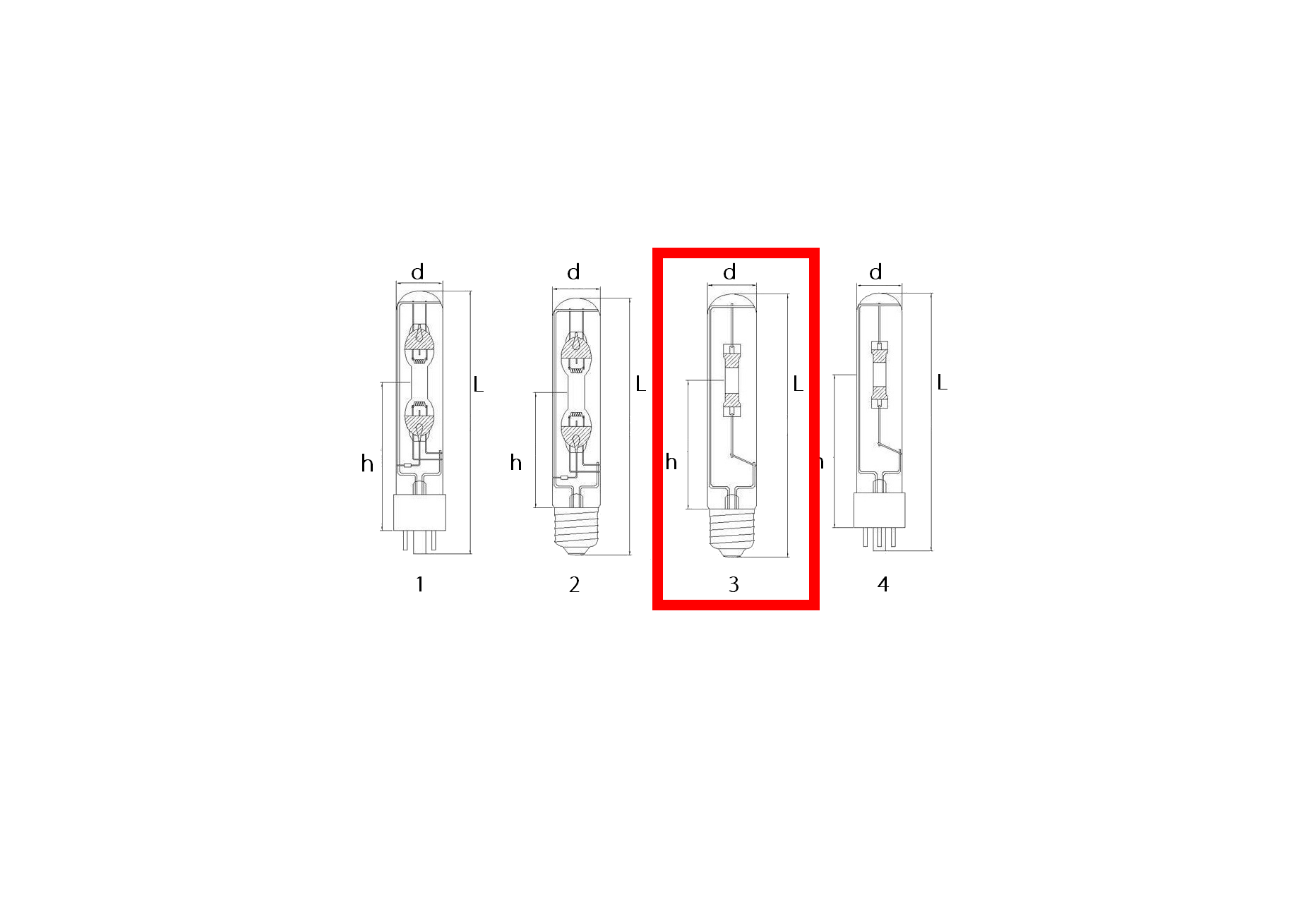 Spectral Diagram 3 screw base E27